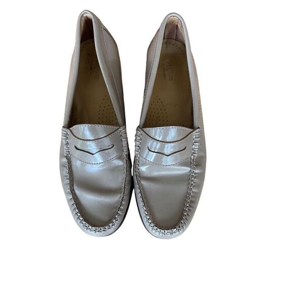 G.H. Bass Womens Gray Leather Slip On Bass Caroline Loafer Size 7 - Picture 4 of 7